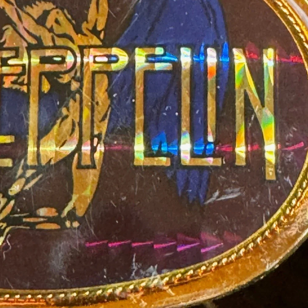Vintage 1977 Led Zeppelin Belt Buckle‎ Pacifica Mfg Swan Song Icarus 70s Rock